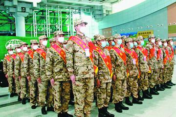 2023年春季我市应征入伍新兵分13批次输送